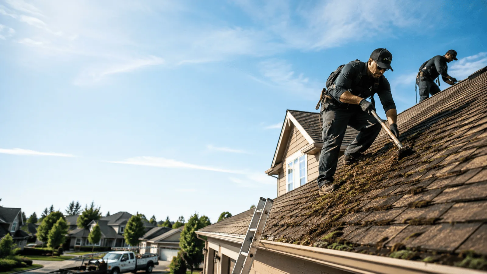 Roof Moss Removal in Dry Fork, VA near me